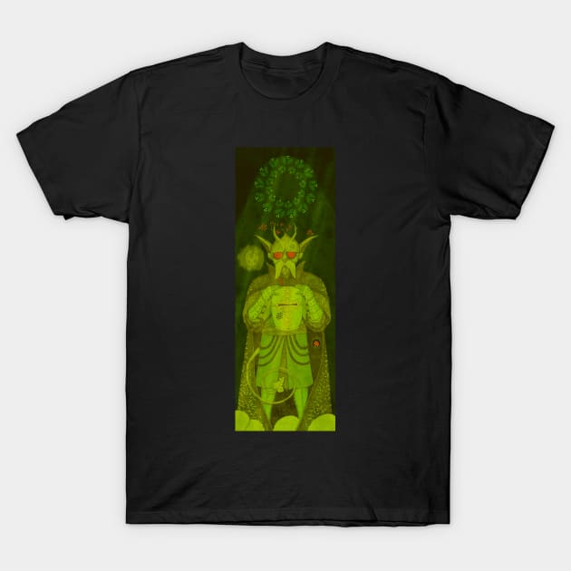 Green Knight T-Shirt by djrbennett